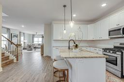 Preston Park kitchen interior view