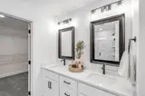 Amber Vista bathroom design - new construction rental home